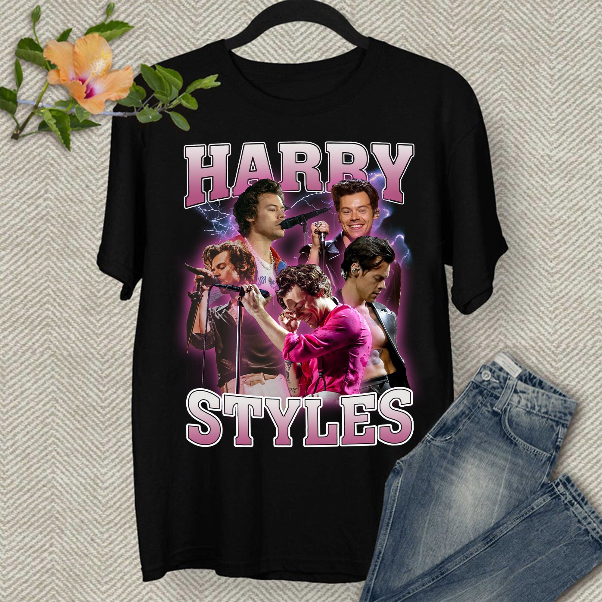 Discover Vintage Harry Tshirt, Harry Tshirt, Fan Harry Tshirt, Singer Tshirt, Gift For Fan