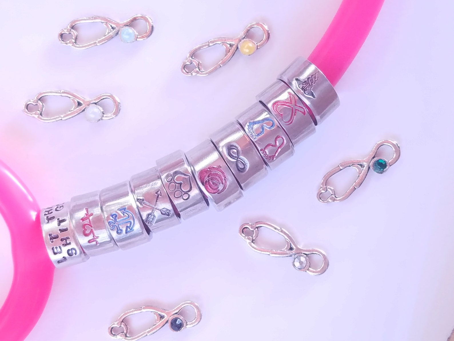 Stethoscope Charm Personalized Stethoscope Charm Etsy