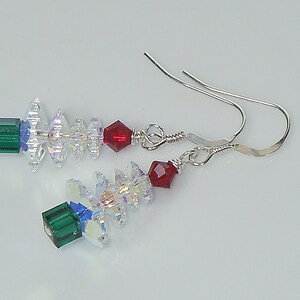 Swarovski Crystal AB, Siam Red And/or Emerald Green Christmas Tree ...