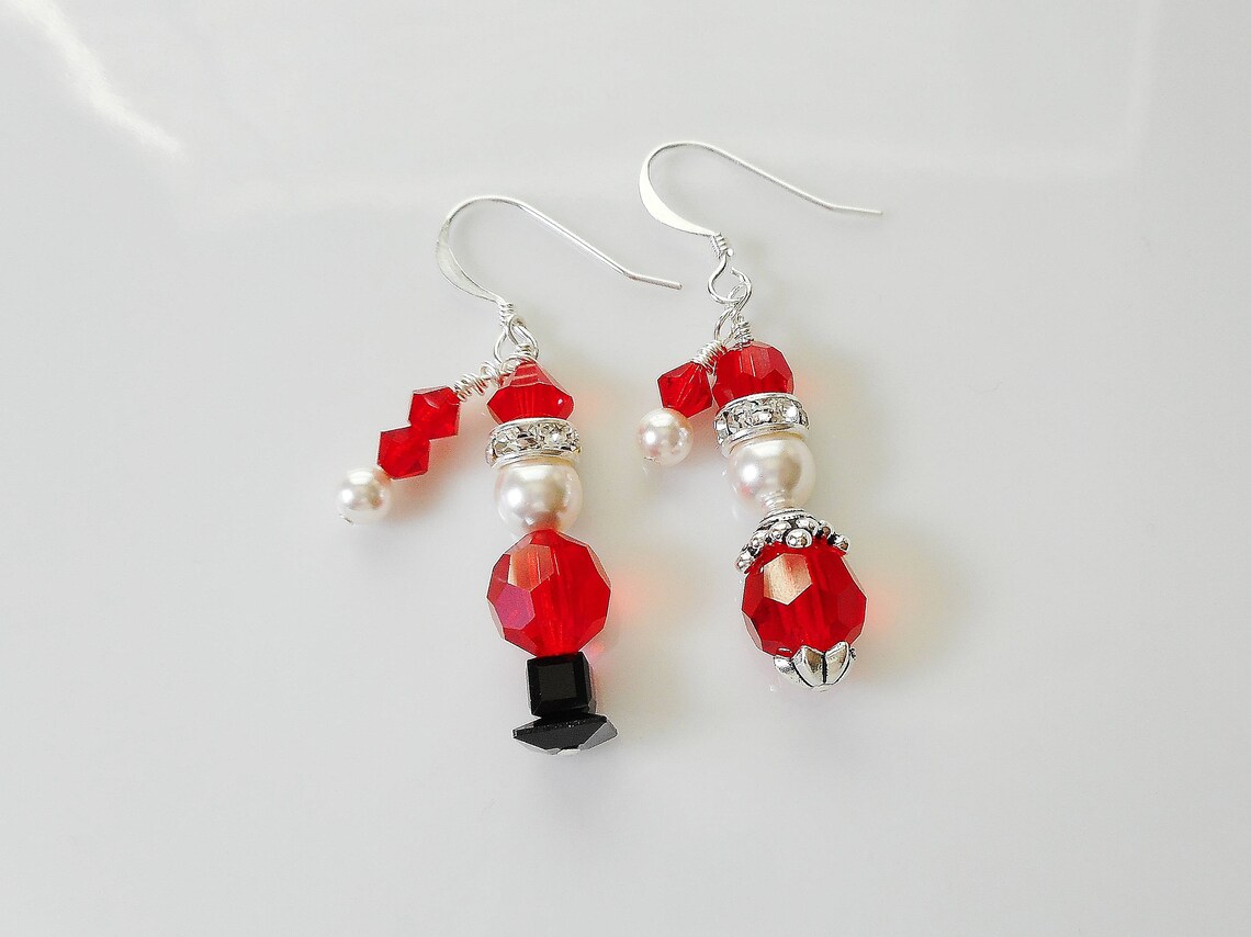 Mrs claus earrings Clearance