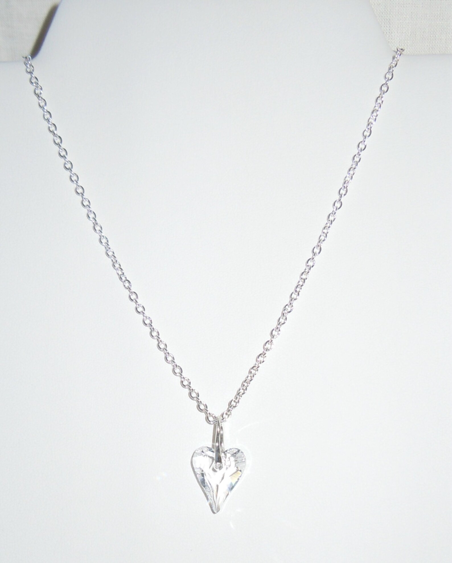 Swarovski Crystal wild Heart Pendant Necklace on Etsy