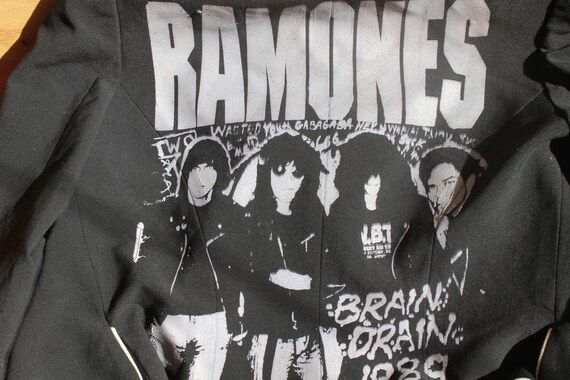 RAMONES ; brain drain 1989 blazer jacket