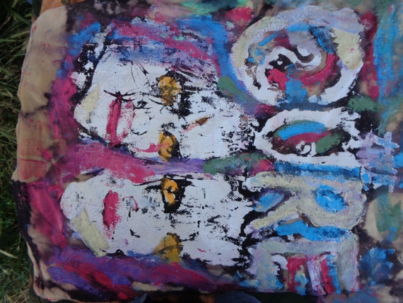 THE CURE ; Biys Dont Cry ; Hand Painted Goth T s