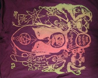 ALEISTER CROWLEY~~ thelema art --- t-shirt