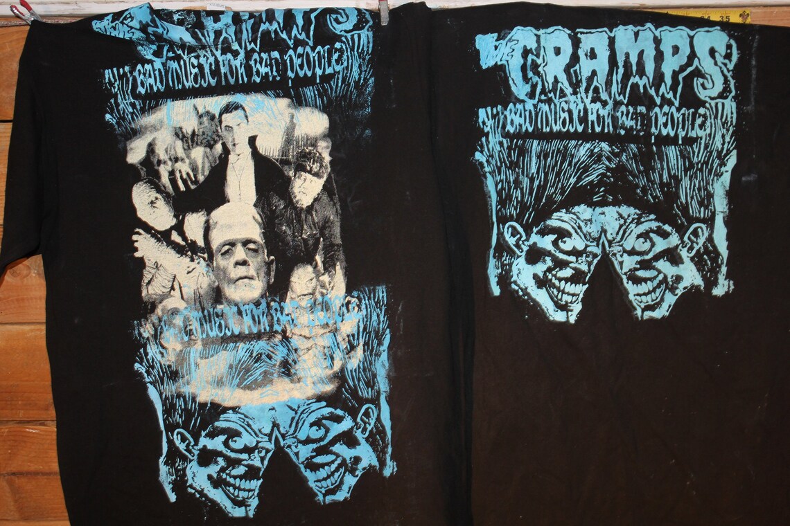 CRAMPS HALLOWEEN MONSTER Tshirt Limited Etsy