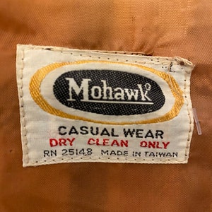60s Vintage Mohawk Overshirt Button up Plaid Flannel Oversized Wool Linen Shirt imagem 8