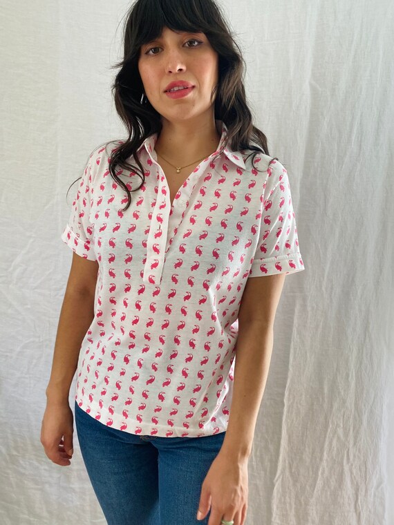 トップス vintage Euro cotton pajama shirt 60s 70s Vintage Pajama Top - Etsy