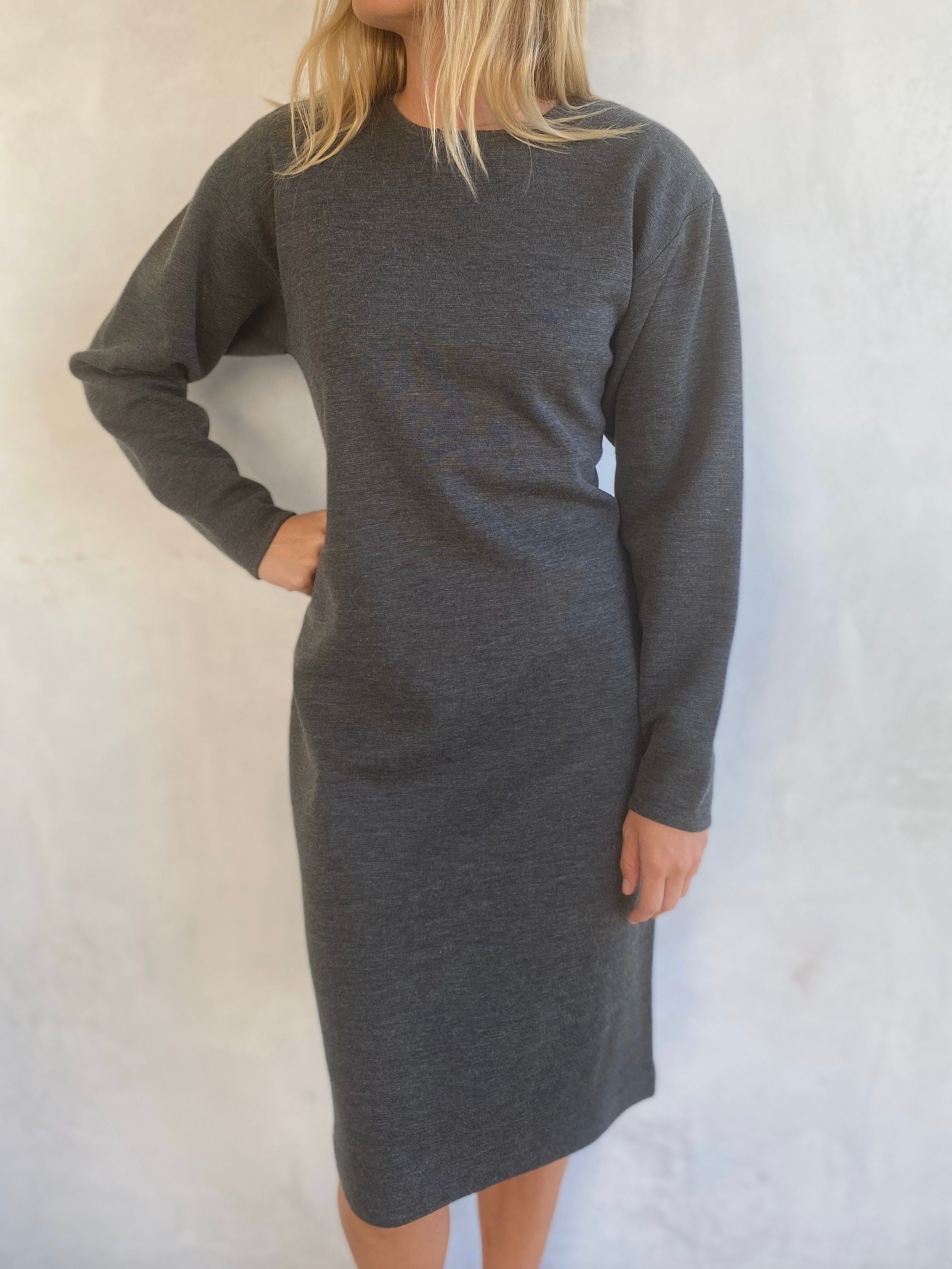 Vintage 90s Minimalist Ann Taylor Grey 