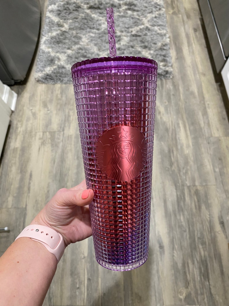 Starbucks Purple and Red Gradient Tumbler Spring 2021 - Etsy