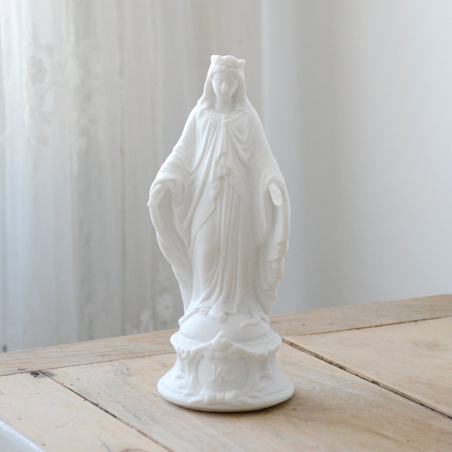 Beau Vintage Français Biscuit Porcelaine Mary