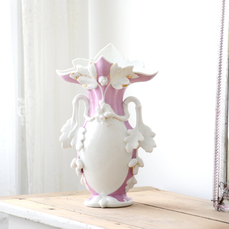 Magnifique Antique Vieux Paris/Vieux Paris Vase Aux Traces d'or