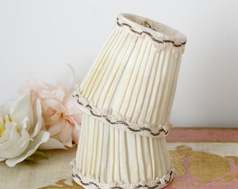 Vintage Small PAIR of Lampshades