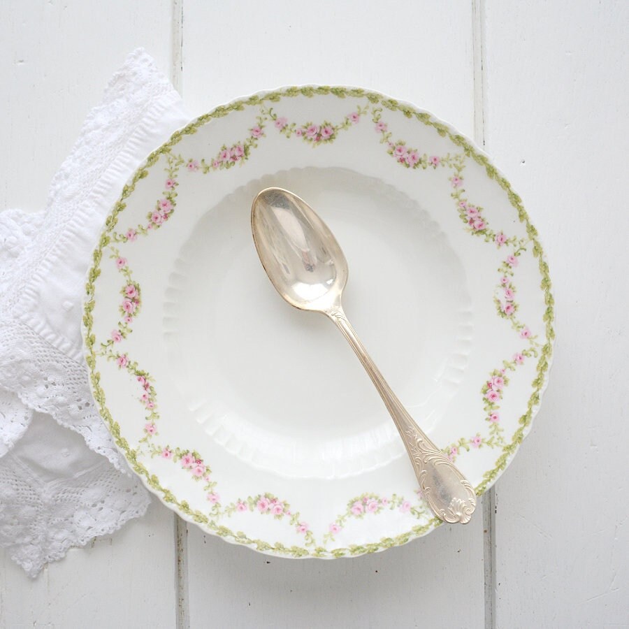 Exquise Paire de Pâtes/Bols à Soupe Haviland-Limoges Vintage