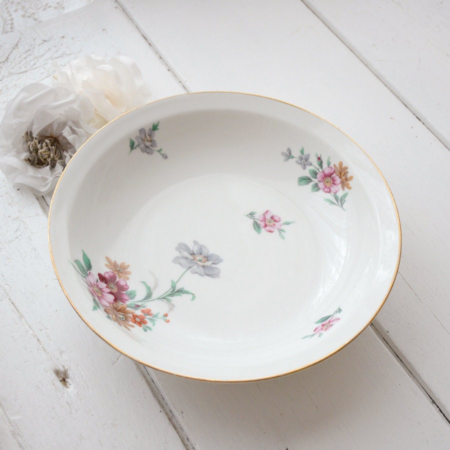 Beau Bol de Salade/Fruit Vintage Français