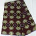 African Fabric per yard /Burgundy Print African Fabric /Ankara print/African print/ African skirt/Ethnic Print /Bright Fabric /Skirt Fabric