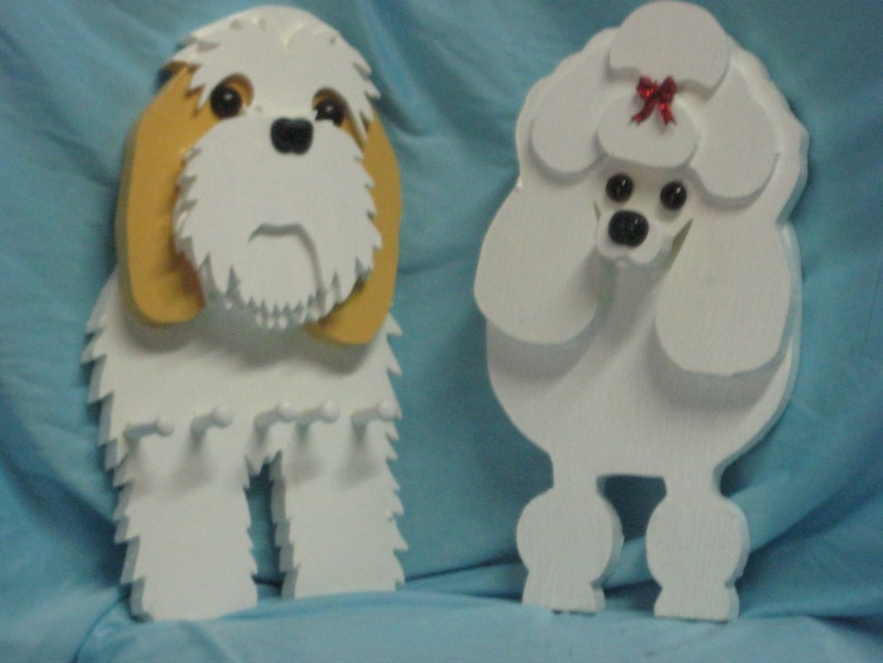 Wooden Dog Signs or Leash Holders Single Breed Etsy