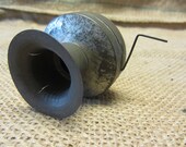 Vintage 1900s Metal Mechanical Duck Call - Antique Old Hunting Ducks Geese Bird Primitive Shabby 9020