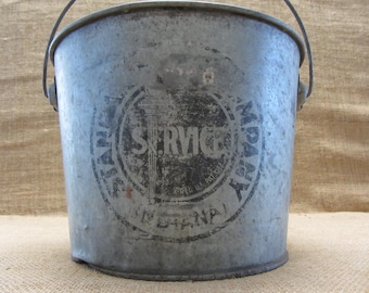 Vintage Standard Oil Grease Bucket: Indiana Gas 11503
