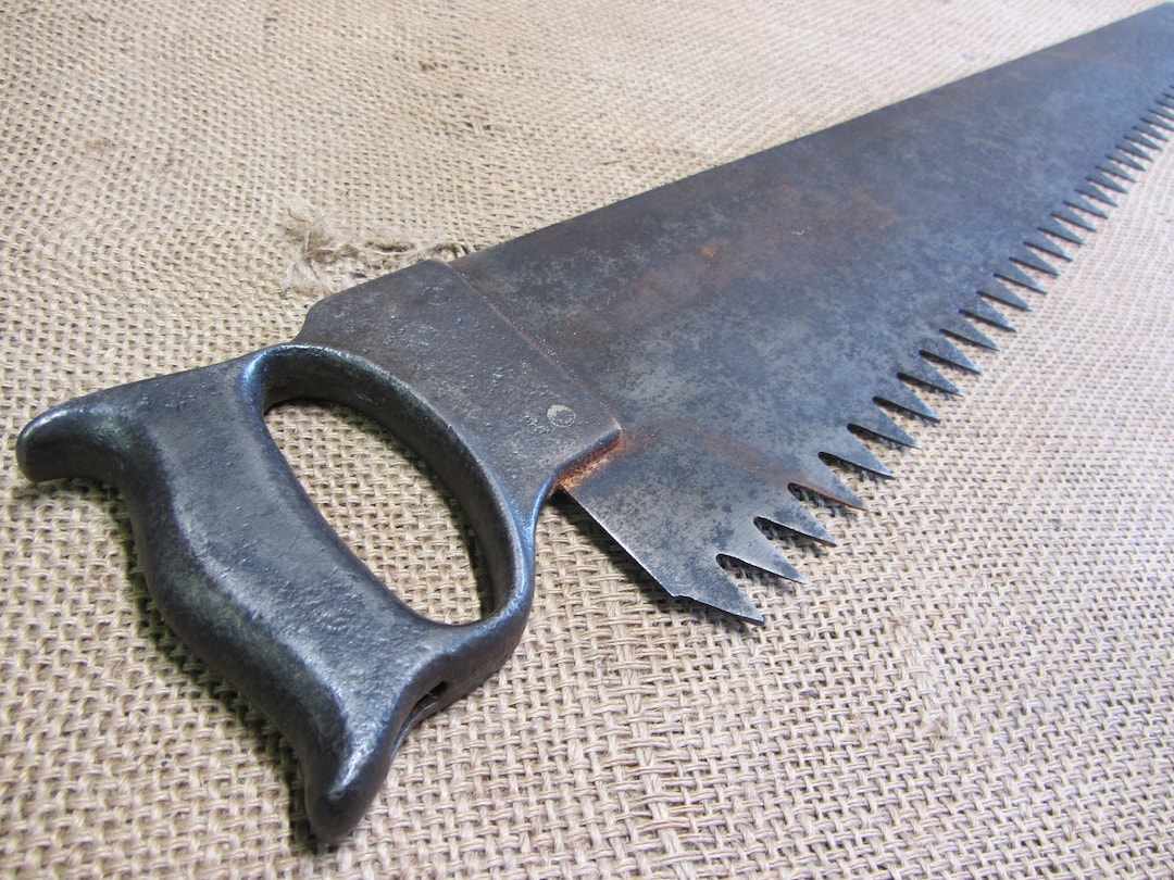 Vintage Cast Iron & Metal Ice Saw > Antique Old Iron Farm Equipment Ice ...