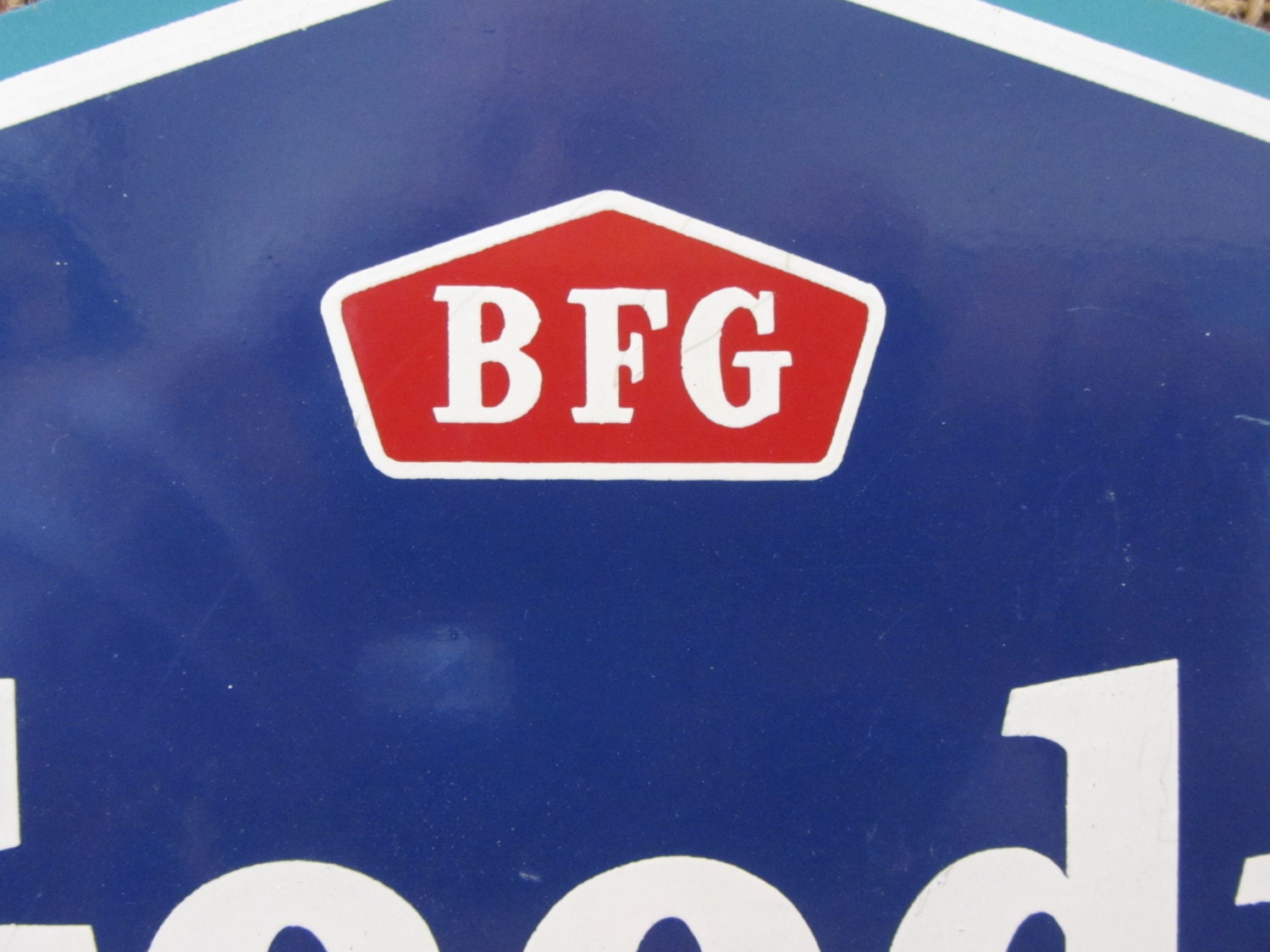 Vintage B.F. Goodrich Tires Metal Sign - Auto Garage Decor 9670 - Etsy
