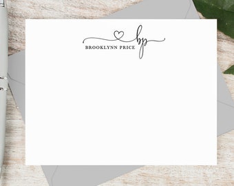 personalized note cards etsy