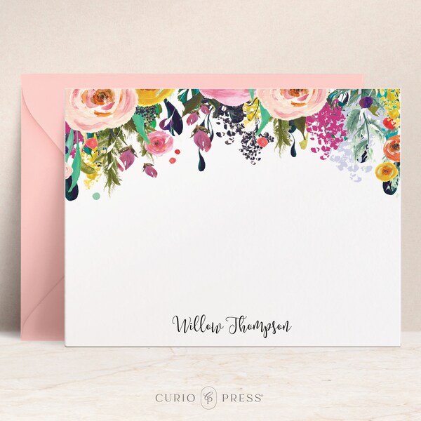 Personalized Stationary for Women Etsy