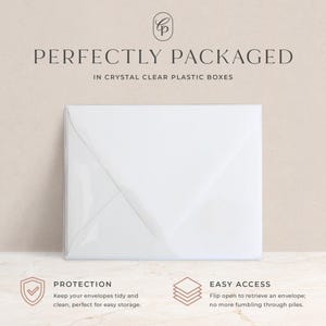 25 Heavyweight Colored Envelopes with Pointed Euro Flap, A2 (4 3/8 x 5 3/4 inch) or A7 (5 1/4 x 7 1/4 inch) Size, Choose Color & Quantity Bild 6