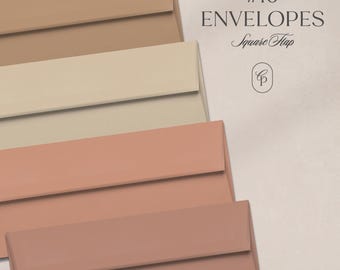 25 Heavyweight Colored Envelopes for Letters and Business Mail – #10 Envelopes - Fits Folded 8.5x11 Paper – Bulk Envelopes, Choose Color