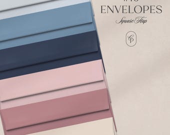 25 Heavyweight Colored Envelopes for Letters and Business Mail – #10 Envelopes - Fits Folded 8.5x11 Paper – Bulk Envelopes, Choose Color
