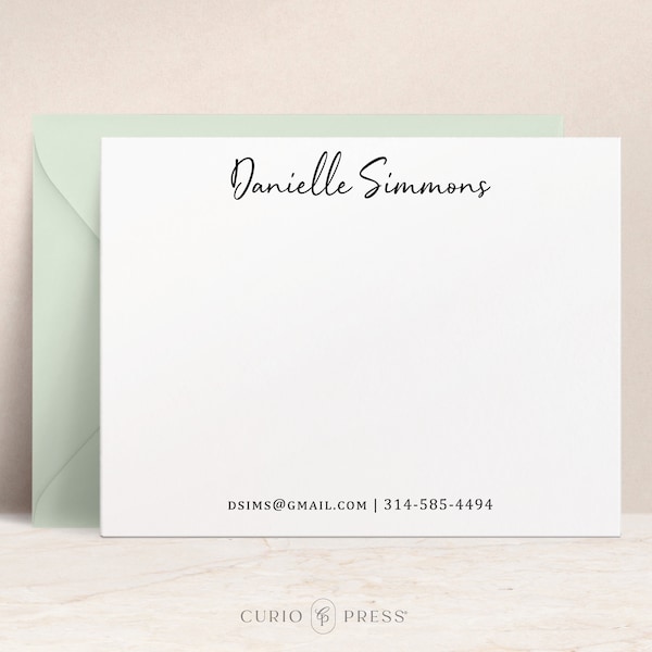 Personalized Notecards for Business - Etsy