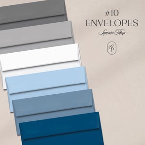 25 Heavyweight Colored Envelopes for Letters and Business Mail – #10 Envelopes - Fits Folded 8.5x11 Paper – Bulk Envelopes, Choose Color