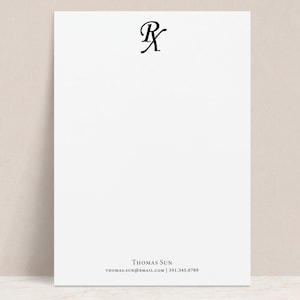 Personalized Pharmacist Note Pad, Custom Rx Notepad for Pharmacy School, Work, Office or Gift for Pharmacist, Tech, or Rep – Pharmacist Pad