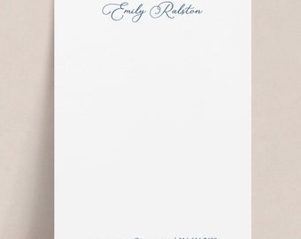 Personalized From the Desk Of Notepad | Custom Professional Stationery Pad for Men Women, Office Business Gift for Her Him with Name