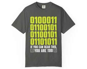 Binary Code T-Shirt, Fun Tech Tee, Unisex Graphic Shirt, Computer Lover [...]