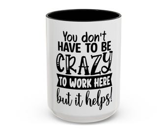 Funny Coffee Mug, Humor Gift for Coworkers, Office Mug, Birthday Present, Work from Home Humor