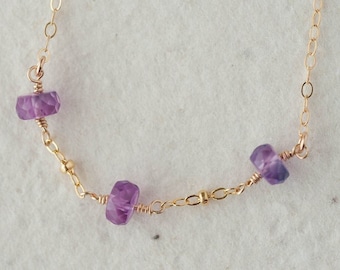 Sapphire Beaded Bracelet for Women, Handmade Sapphire Bracelet, September Birthstone Bracelet Gold, Genuine Sapphire – Magenta Collection