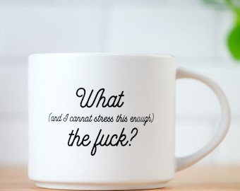 I cannot stress this enough... Ceramic coffee mug.