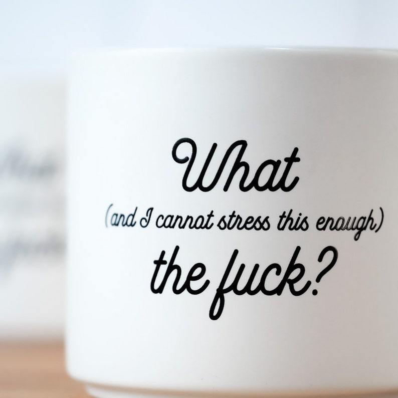 I cannot stress this enough... Ceramic coffee mug. image 3