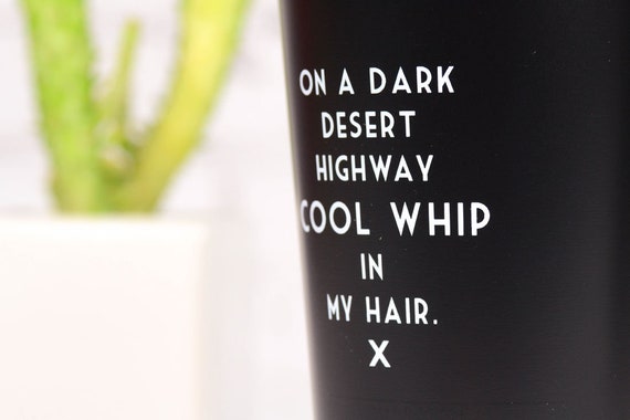 Cool Whip In My Hair Mistaken Lyrics Pint Glass Etsy