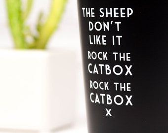 Rock the Catbox... Mistaken Lyrics Pint Glass