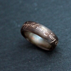 Lord of the rings ring etsy store