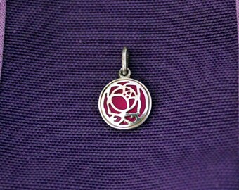 Revolutionary girl Rose cosplay Pendant. Shojou. Sterling Silver 925