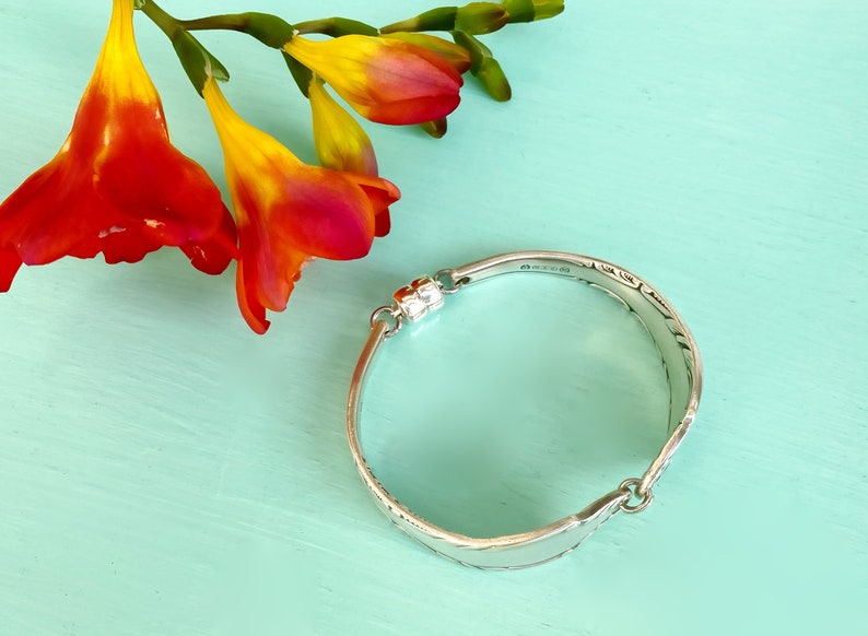 Cutlery jewelry bangle made of two silverplated cutlery Etsy