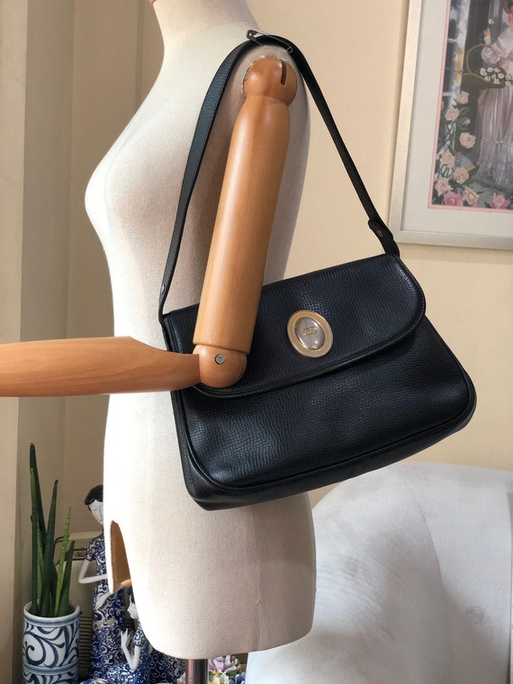 Authentic Vintage Christian Dior Black Leather Sho