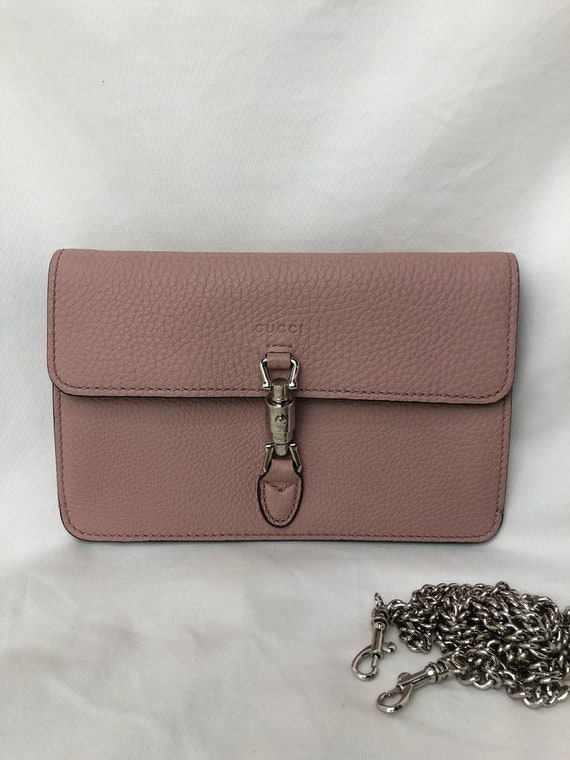 GUCCI Jackie Soft Clutch Added Strap Crossbody Shoulder Bag 