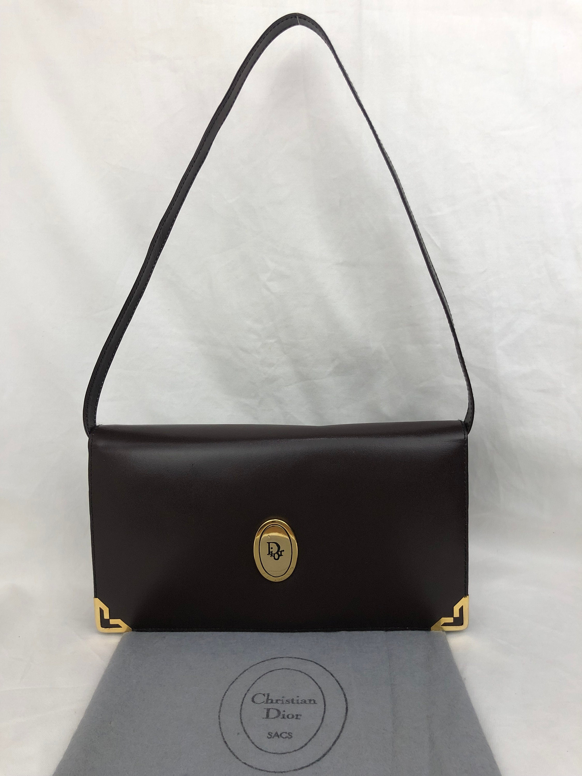 Christian Dior Vintage Trotter Monogram Shoulder Bag – Curated by