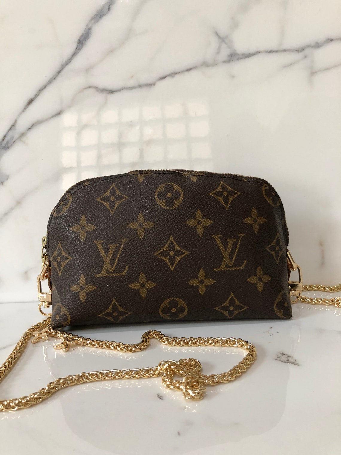 LOUIS VUITTON Cosmetic Pouch Authentic Crossbody Bag Etsy