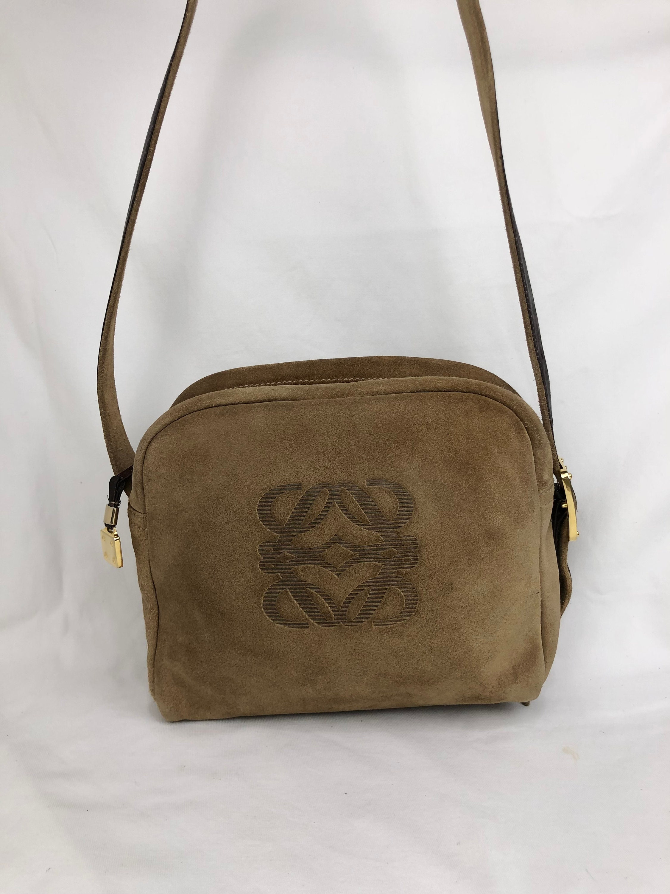 Buy LOEWE Shoulder Bag Small Anagram Horseshoe Bag Shoulder Bag