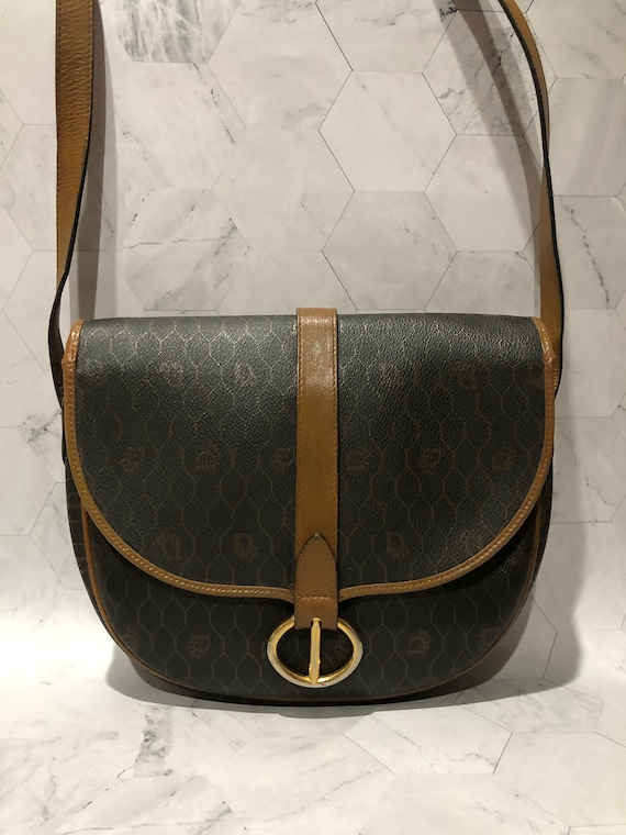 Dior - Authenticated Speedy Handbag - Cotton Brown for Women, Very Good Condition