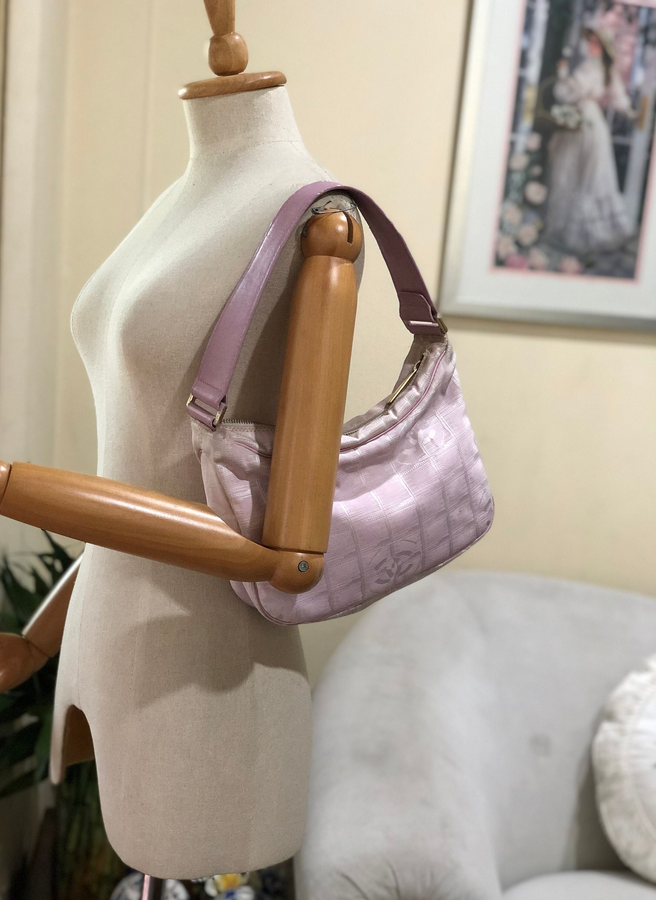 Chanel Pink Travel Line Hobo Shoulder Bag -  Israel